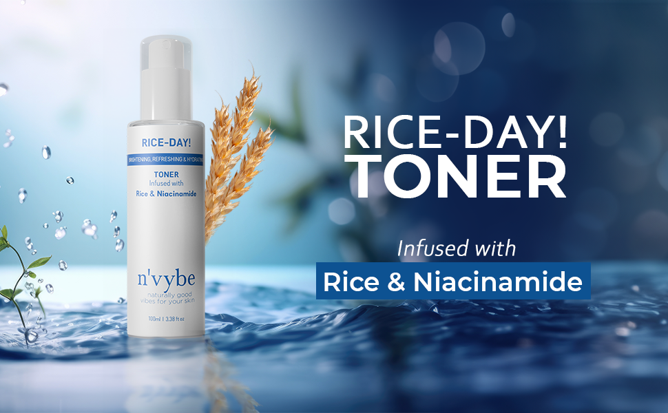 Rice-day! Toner infused with Rice & Niacinamide