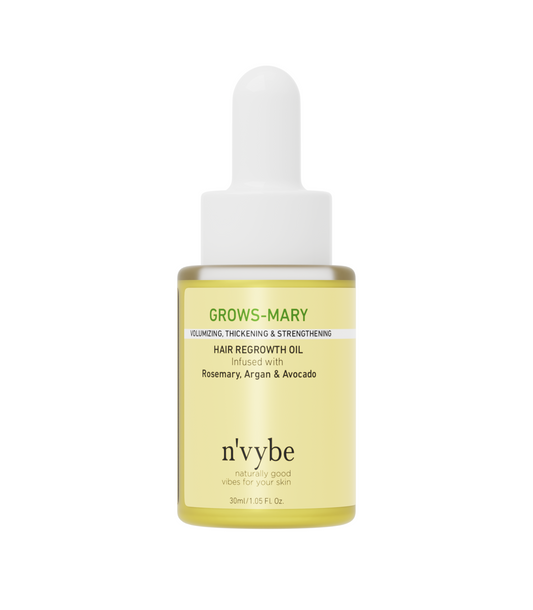 Grows-mary hair regrowth oil infused with Rosemary, Argan & Avocado